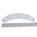 Chrome Eleic Bass Switch Control Plate For Musicman Stingray Guitar New