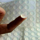 100x Self-Adhesive Rubber Feet Clear Semicircle Bumper Door Buffer Pads Silicone