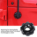 Easy Install Accessory Car Styling Radio Antenna Base Cover for Wrangler JL 2018