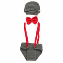Newborn Baby Boys Girls Crochet Knit Costume Photo Photography Props Outfit X1I7