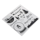 diy christmas winter transparent clear stamp for diy scrapbooking card making FT