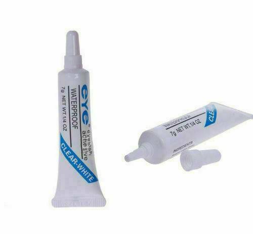 1x DUO Waterproof Clear White False Adhesive Eye Lash Glue Eyelashes Makeup NEW