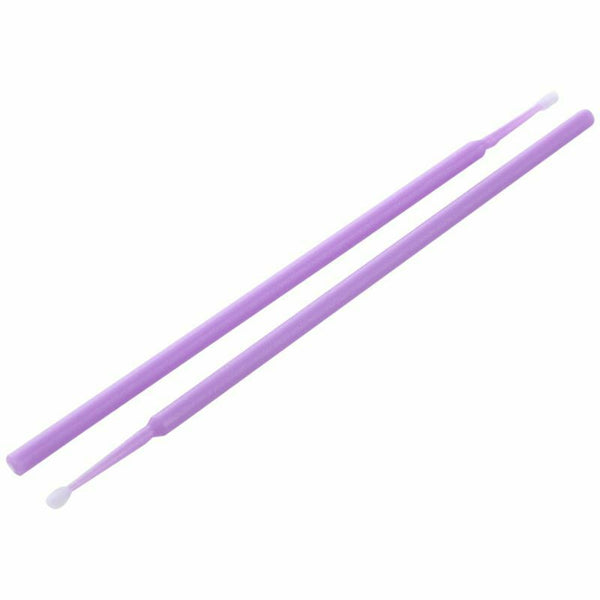 100 Pcs Disposable Swab Applicator Micro Brush Eyelashes Extension Mascara  R2C9