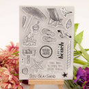 Clear stamps Sea Travel to beach rubber Silicone stamps Scrapbooking craft DIY