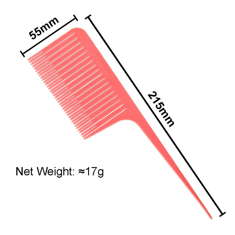 Weaving Highlighting Foiling Hair Comb for Hair Coloring Styling Combs Pink