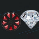 Mountain Bike Taillights Round Nine Diamond Taillights Warning Lights Night