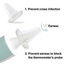 100XDigital Thermometer Probe Covers Ear Thermometer Refill Cap Lens Filters