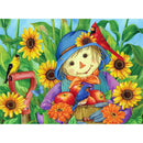 Full Drill Round Diamond Painting Home Decor Mosaic (B3347 Scarecrow Bird)