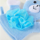 4-Pack Soft Baby Bath Gloves Cute Cartoon Animal Duck/Dog/Rabbit/ Shape Bod C6Y1