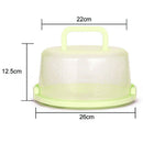 Plastic Round Cake Box Pastry Storage Boxes Dessert Container Cover Case Fo M5P8