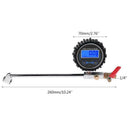 Dual Head Tire Inflator with Pressure Gauge 0-200PSI for Truck, Car, Bike, Motor