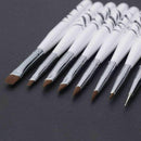 8 Pcs Nail Art Design Brush Dotting Painting Pen Set Acrylic Drawing Liner O6D2