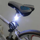 Waterproof LED Silicone Bicycle Front Rear Tail Light Set 3 Black + 3 Red