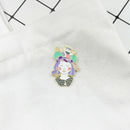 Creative Clothing Bag Alloy Badge Women Sculpture Pattern Brooches Jewelry