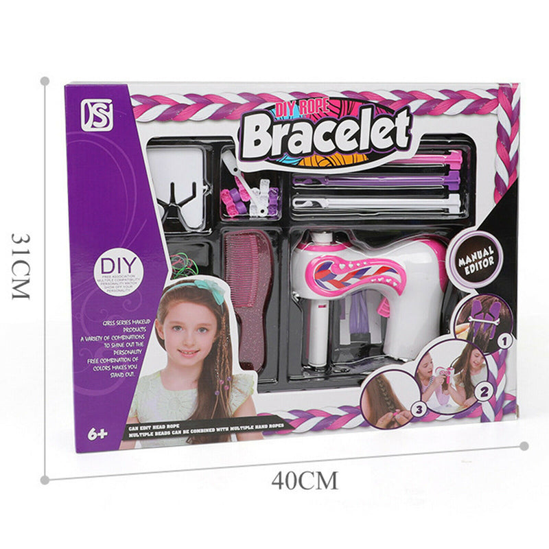 DIY Hairstyle Twist Roller Electric Tool Automatic Hair Braider for Women Girls