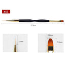 3 Piece Set Nail Art Pen Double Headed, Nail UV Gel Painting Brush Stick Ma
