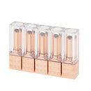 Lots 5Pcs 12ml Lip Balm Tubes Empty DIY Beauty Lipstick Containers Tube Rose