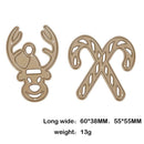2pcs Elk Head Cutting Dies Stencils Scrapbook Embossing DIY Craft Album