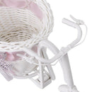 5X(Handmade Tricycle/Bike Flower Basket for Flower Vase and Storage Decora D9I2)
