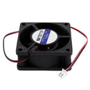 60mm x 25mm DC 12V 0.25A 2Pin Cooling Fan for Computer Case CPU Cooler U6A2