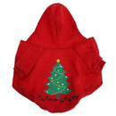 Pet dog tattoo teddy bear pajamas christmas clothes sunglasses M