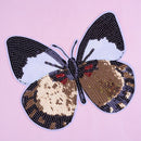 1pc butterfly reversible sequined sew on patches for clothes handmade diyBX