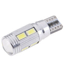 4X T10 12V 10SMD 5630CREE chip LED xenon lamp 3C
