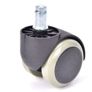 Soft PU Casters Wheels For Office Chair Hardwood Heavy Duty Replacement Set Ew