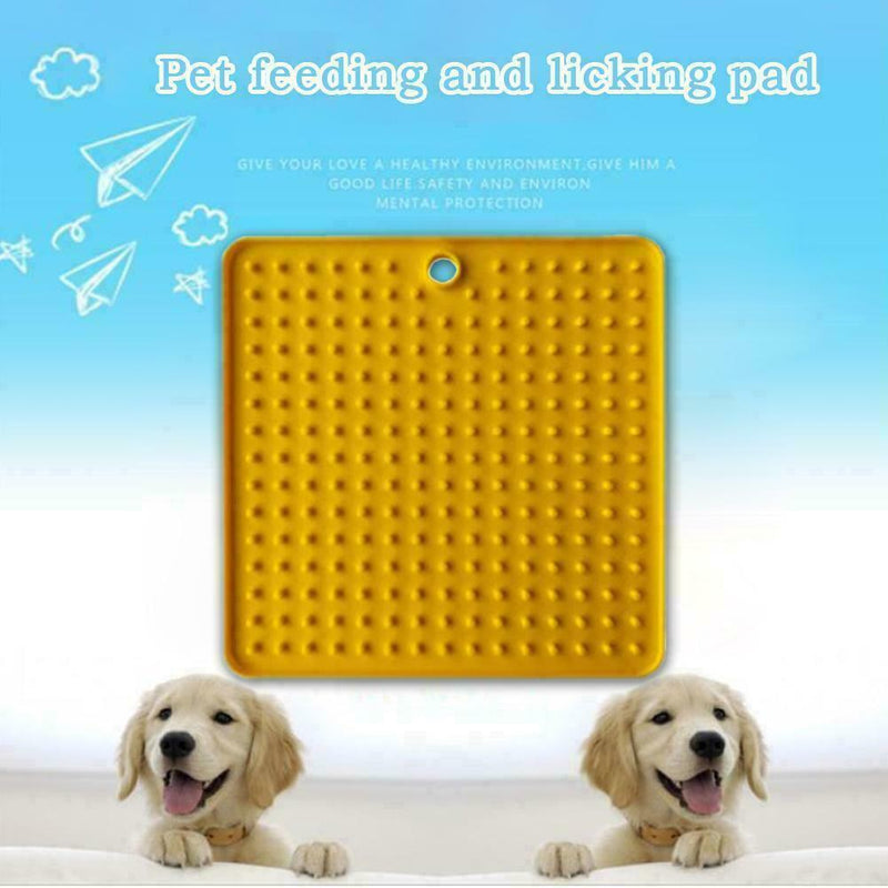 Pet Lick Food Mat For Dogs Cat Licky Slow Feeder Cat Licki Dog Best Mats Fe J7P7