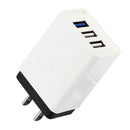 Universal 3 Ports USB Color Travel Charger US Plug 5V 2A Quick Charging Charger