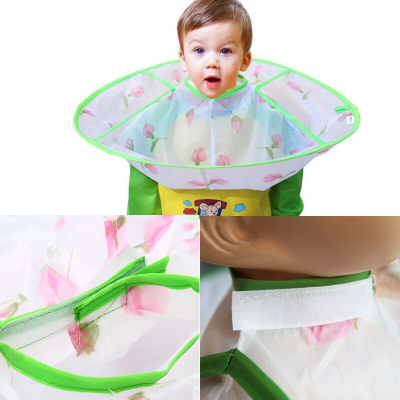 Waterproof Children Kids Hair Cutting Cape Haircut Apron Cloak ClothesBX