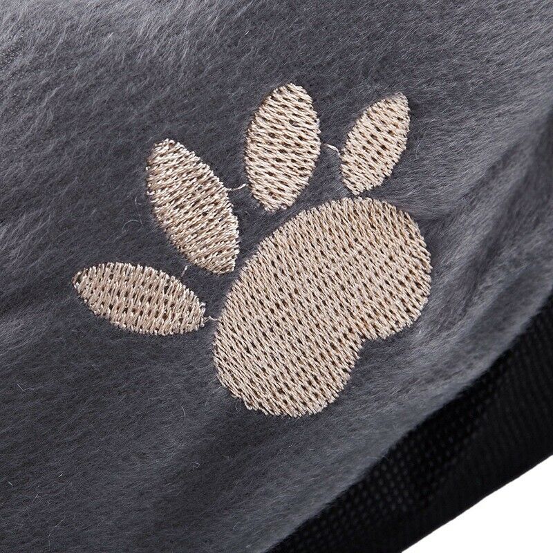 50 x 40cm Lambskin Dog Paw pattern Pet's Nest Warm Washable Bed Sleeping Fl A9R6