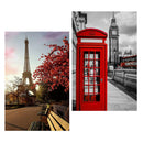 2 Sets London Paris 5D Diamond Painting Rhinestone Embroidery Picture Craft
