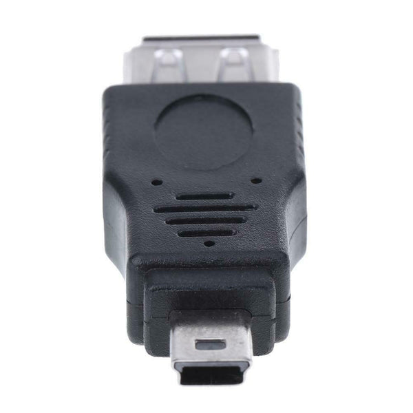 Mini USB 5pin Male to USB2.0 Female OTG Date Converter Adapter Connector #gib