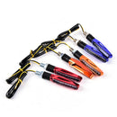 1x motorcycle turn signal light led indicator universal blinker flasher blueS,a
