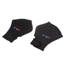 Swimming Diving Training Exercise Hand Paddle Webbed Gloves Neoprene Black