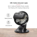 New Portable Handheld Small Fan New Clip USB Fan Charging Desktop Mini Port