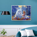 Lion and Girl Full Drill Diamond Painting Cross Stitch Mosaic Home Decor