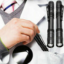 5PCS XPE-R3 LED Flashlight Clip Mini FlashLight Penlight Portable Pen Torch  Hn