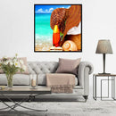 Seaside 5D Full Round Drill Diamond Painting DIY Cross Stitch Mosaic Art