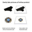 Studio Lighting Kit LED Shadowless Light Lamp Bottom Panel Pad 10W 20x20cm