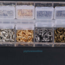 120pcs Lobster Clasps Hooks 840pcs DIY Making Jewelry Findings Metal Jump Rings