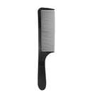 Curved Hair Clipping Cutting Arced Comb Flat Top Haircut Comb Brush (Black) A
