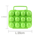 Kitchen Container Hiking Camping Carrier 12 Egg Case Storage Box