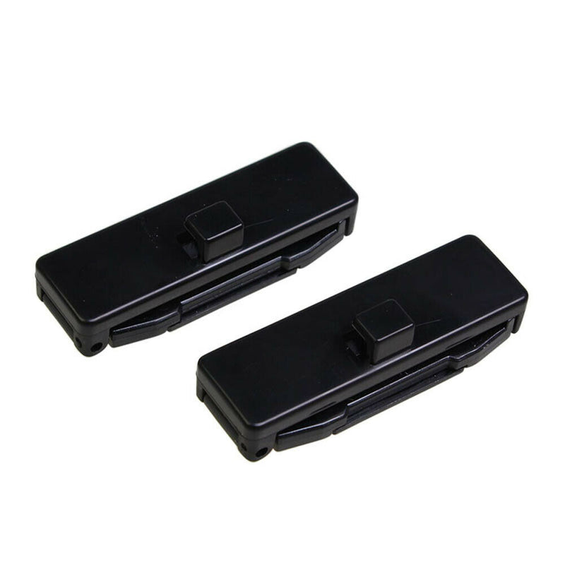 Stylish Seat Belt Adjusting Clip Tension Adjuster for Car Pack of 2 Black