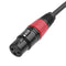 0.2m 90 Degree 3.5mm 1/8 Inch Trs Male To XLR 3pin Female Audio Cable Micro