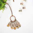 Dreamcatcher Wind Chimes Small Bronze Bells Car Pendant Home Decor Dream Ca E3M4