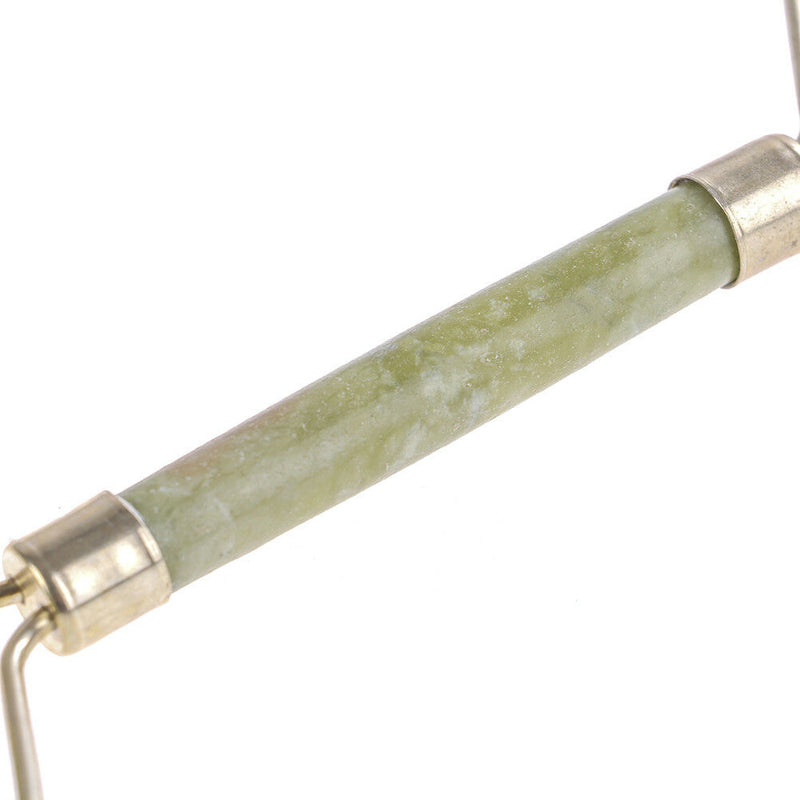 Natural jade stone face massager rollers spa head neck body facial tools top FT