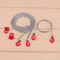 3pcs Metal Universal Tow Rope Chain RC Car Crawler Accessories for Traxxas