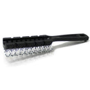 Fashion Men Hair Brush Ceramic Iron Round Comb Barber Dressing Salon Styling  TO